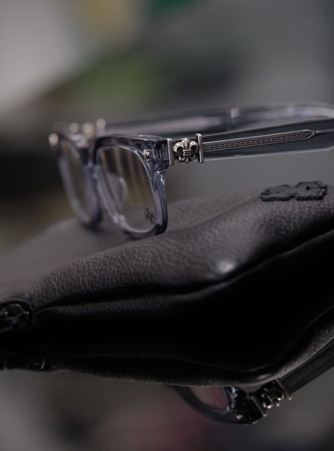 Chrome Hearts Eyewear Gittin Any-A Transparent Light Blue | ResellZone