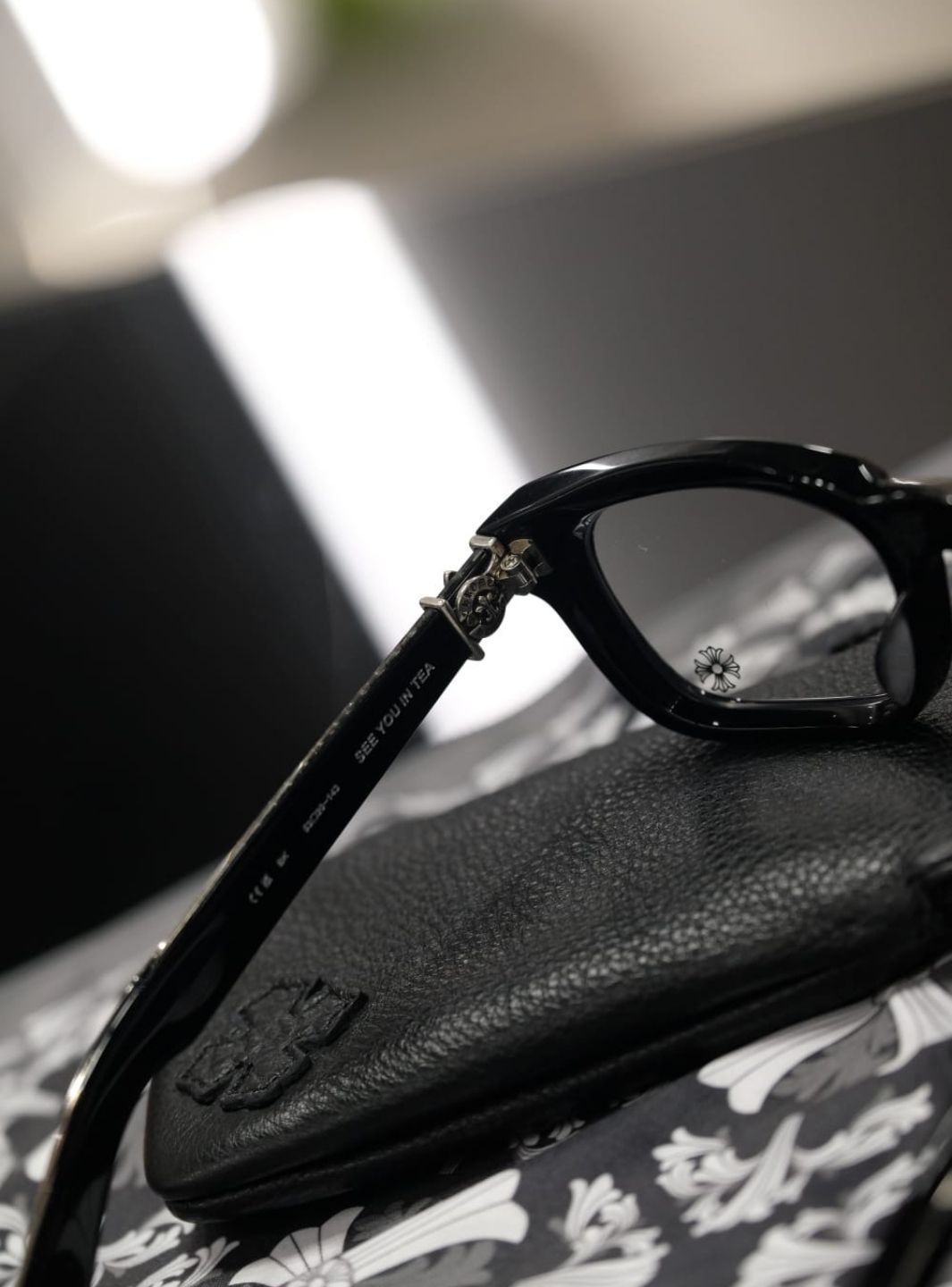 Chrome Hearts Eyewear See You In Tea Black Matte | ResellZone