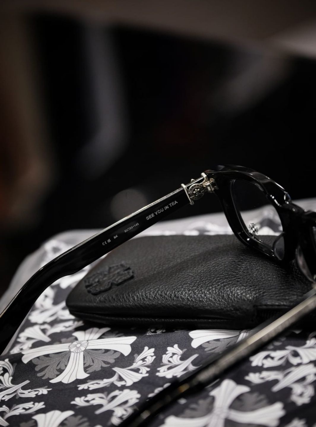 Chrome Hearts Eyewear See You In Tea Black Matte | ResellZone