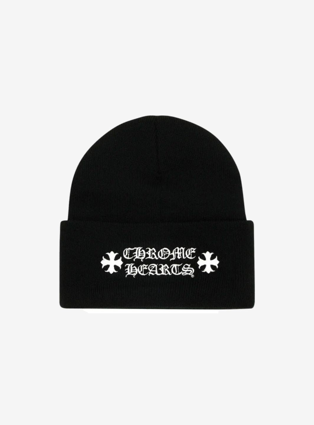Chrome Hearts Logo Beanie Black | ResellZone