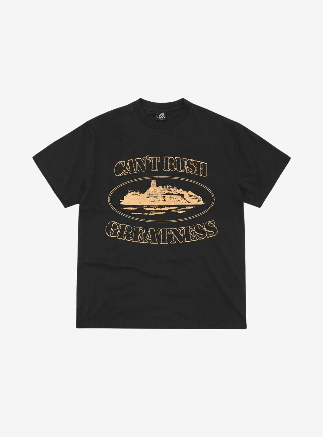 Corteiz x Cental Cee Can't Rush Greatness T-Shirt Black | ResellZone