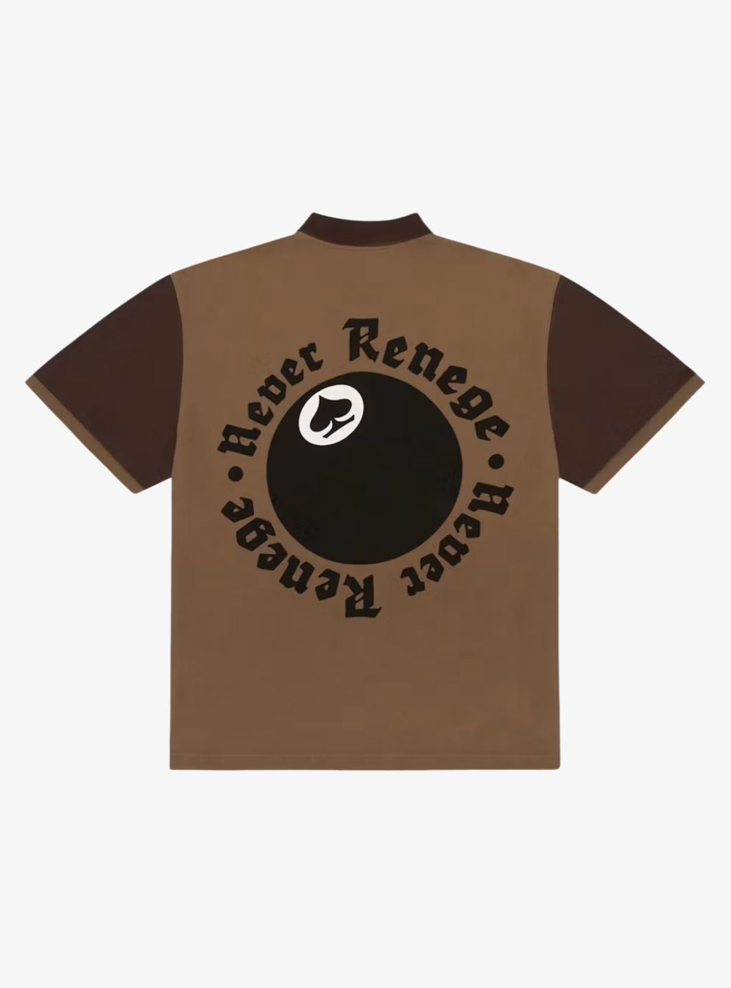 Denim Tears x Stussy Spades Team Polo Brown