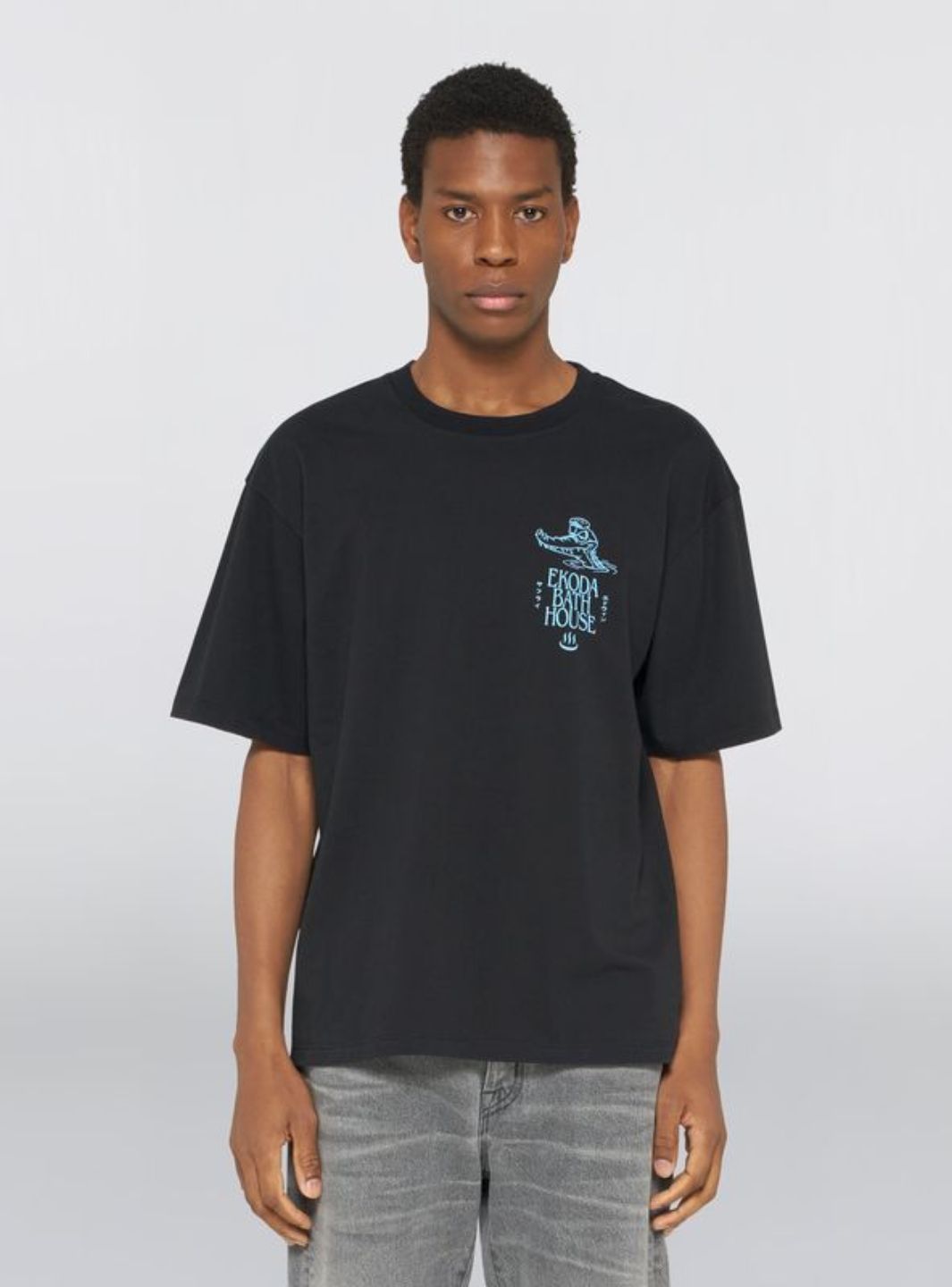 EDWIN Ekoda Bath House T-Shirt Black | ResellZone