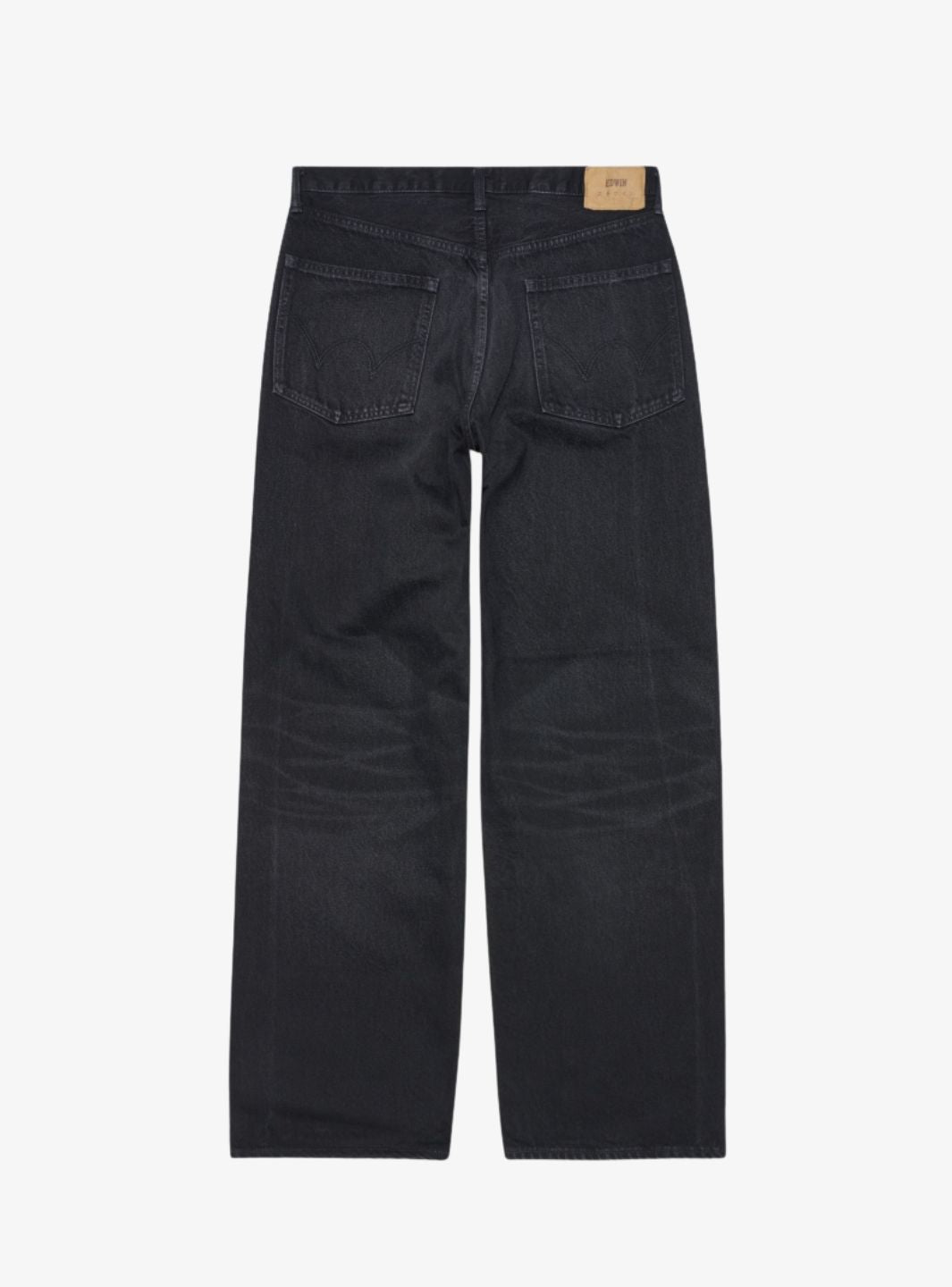 EDWIN Wide Pant Black Deep Dark Used | ResellZone