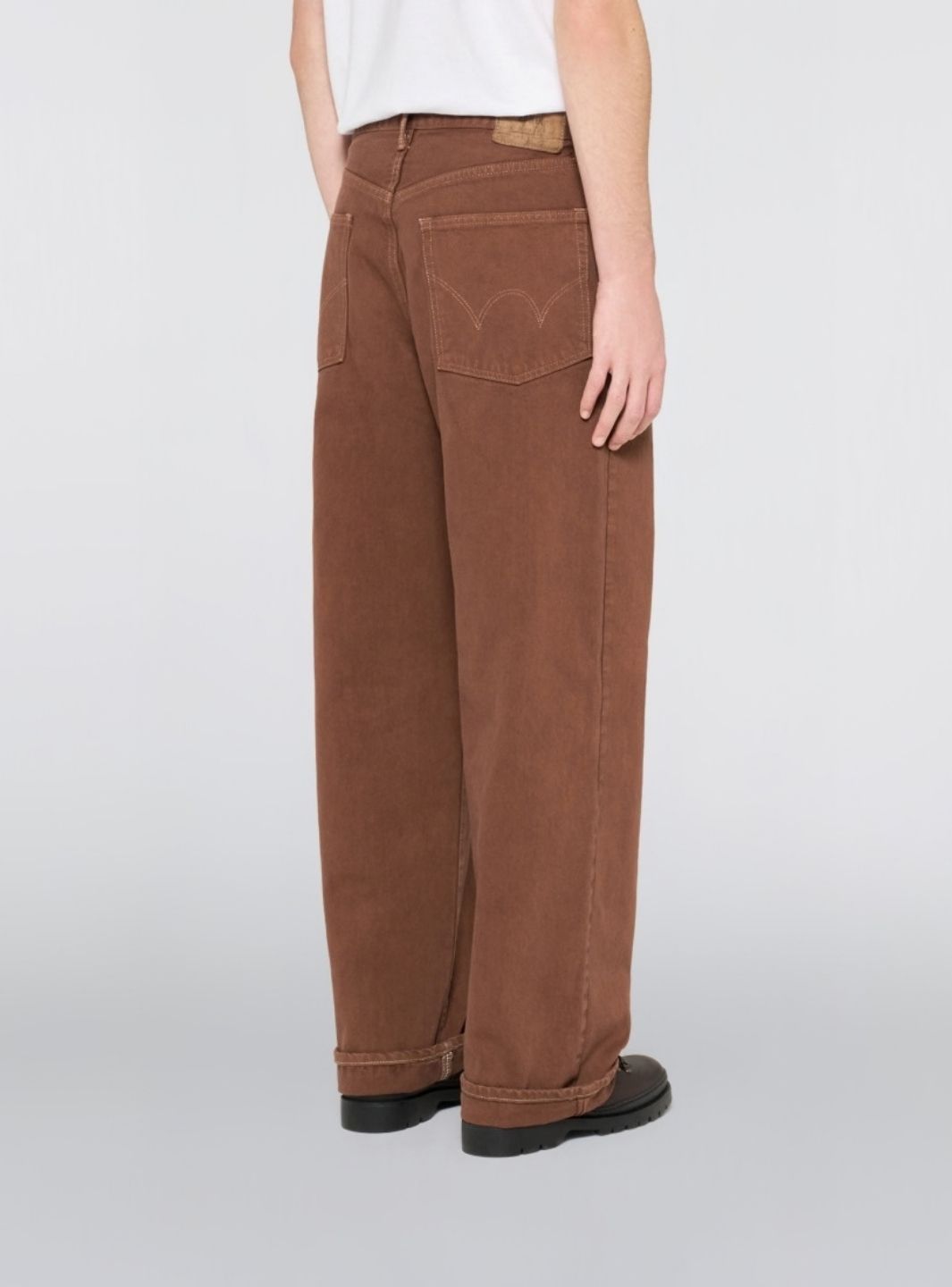 EDWIN Wide Pant Natural Brown Overdyed | ResellZone