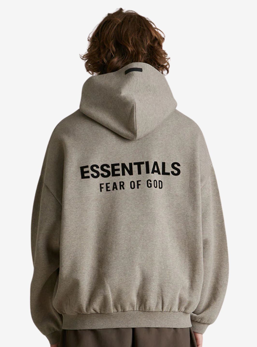 Fear of God Essentials Fleece Hoodie Heather Gray (FW24) | ResellZone