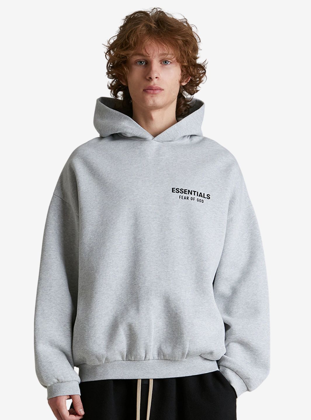Fear of God Essentials Fleece Hoodie Light Heather Grey | ResellZone