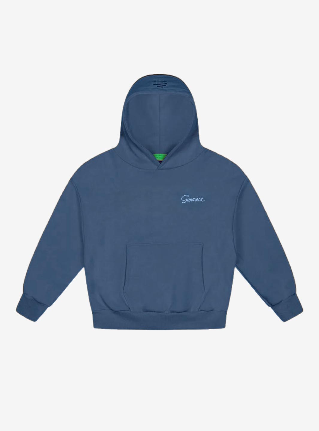 Garment Workshop Double Layer Hoodie Navy | ResellZone