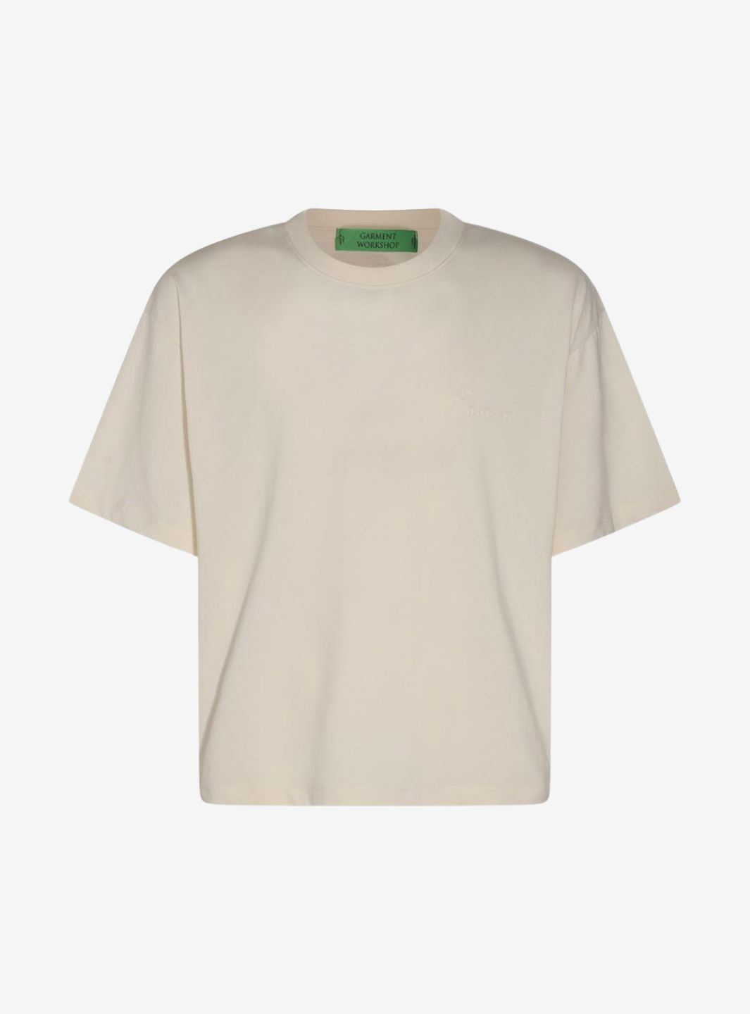 Garment Workshop Embroidered Basic T-Shirt Sand | ResellZone