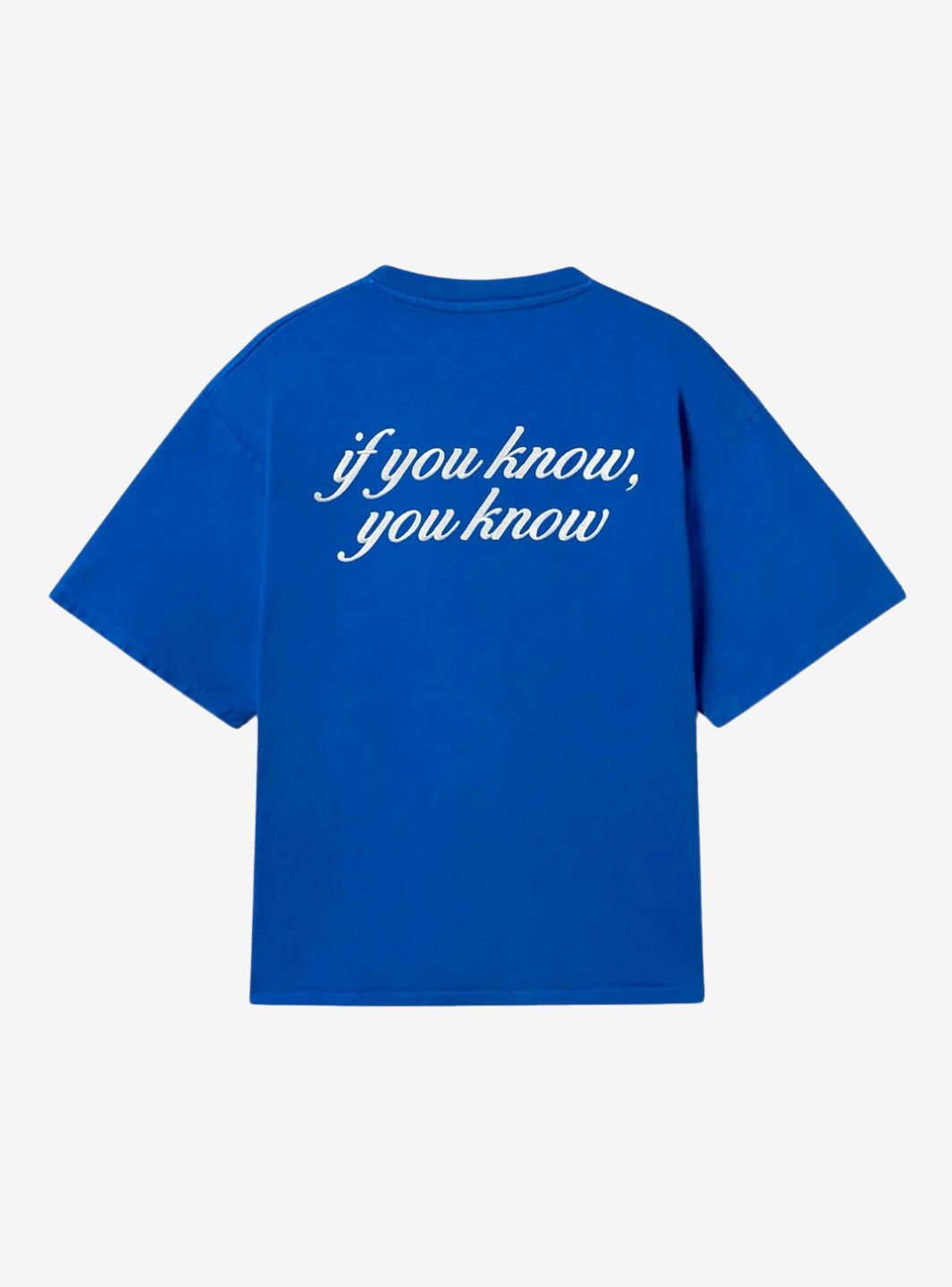 Garment Workshop T-Shirt If You Know You Know Blue | ResellZone