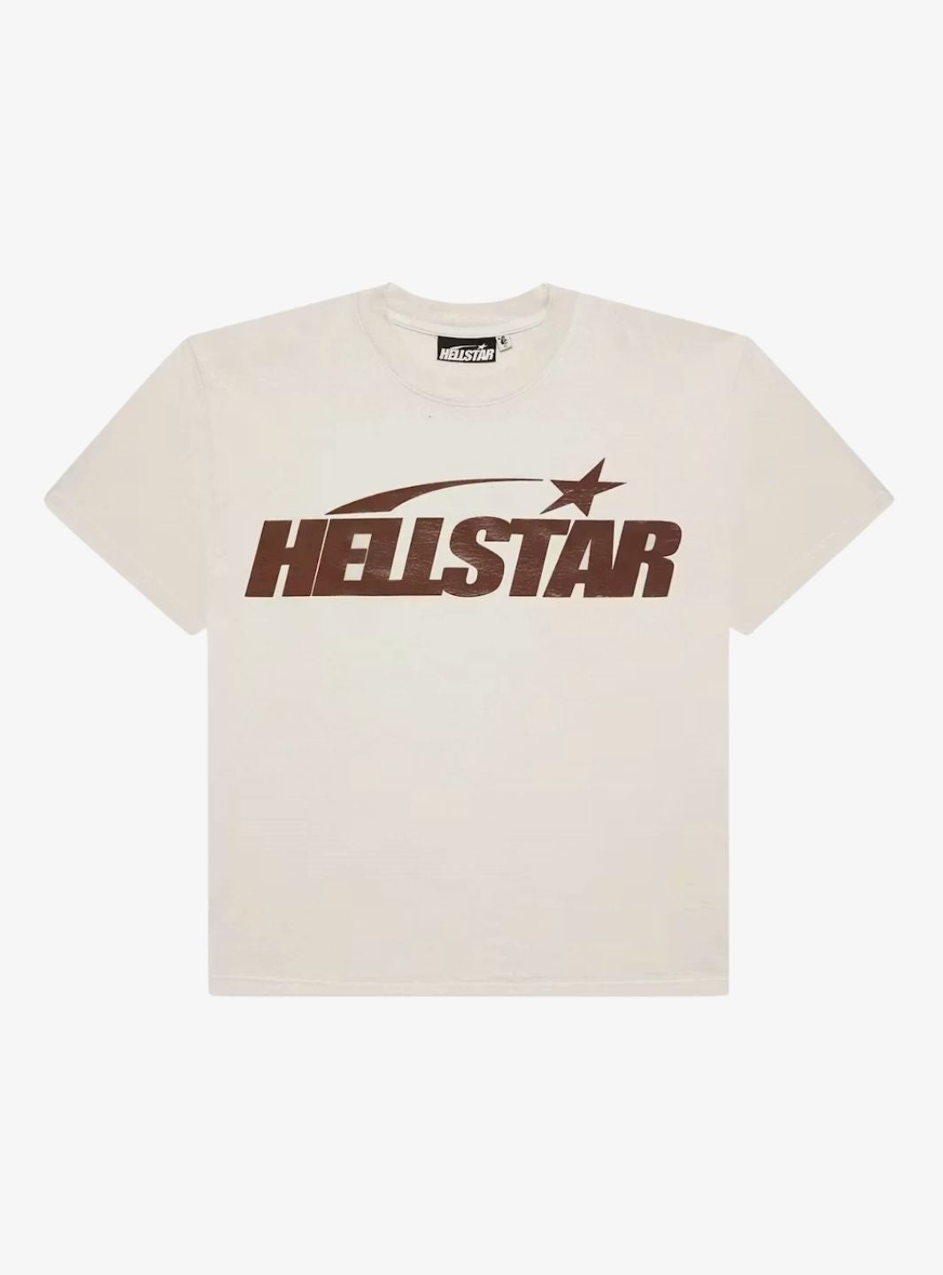 Hellstar Classic T-Shirt (Regular Print) White/Brown | ResellZone