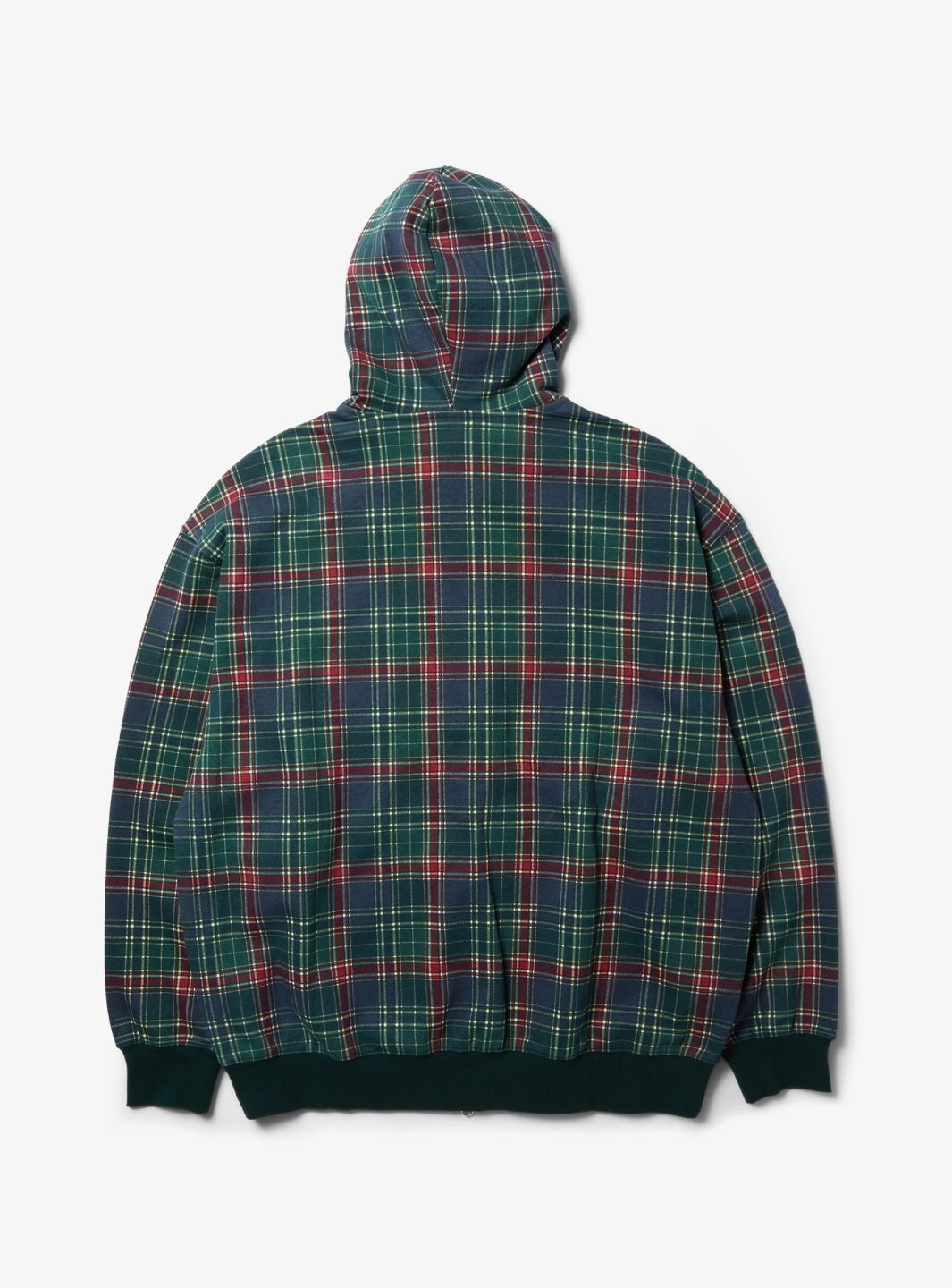 HUF Arch Plaid Full-Zip Heavyweight Hoodie Forest | ResellZone