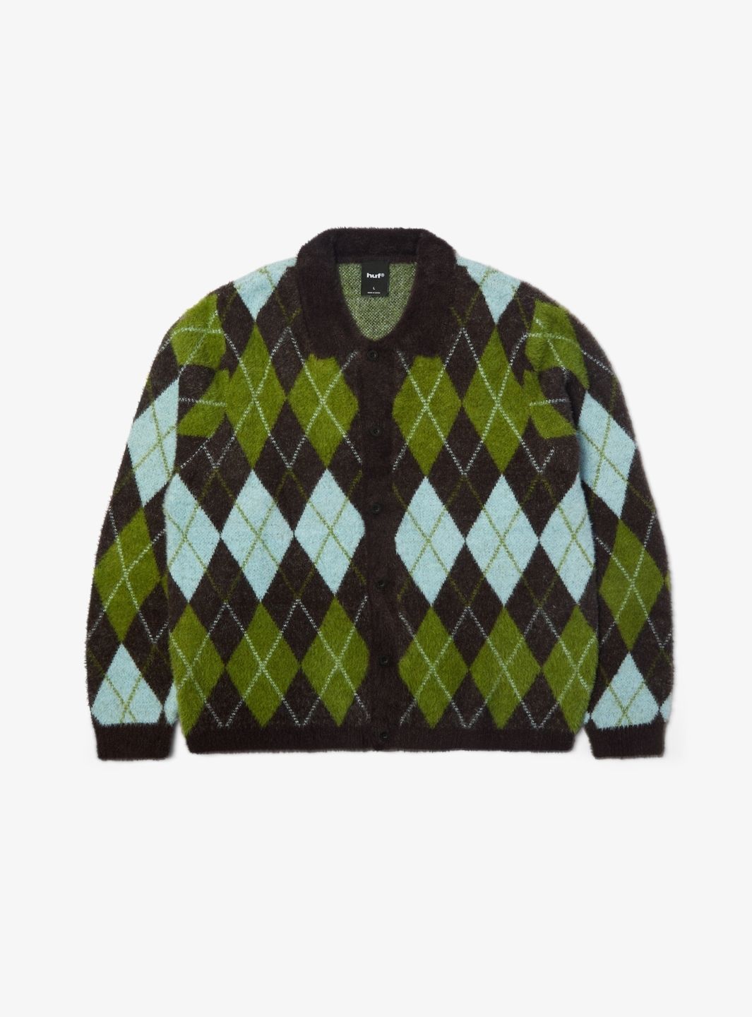 HUF Cooper Mohair Sweater Dark Brown | ResellZone