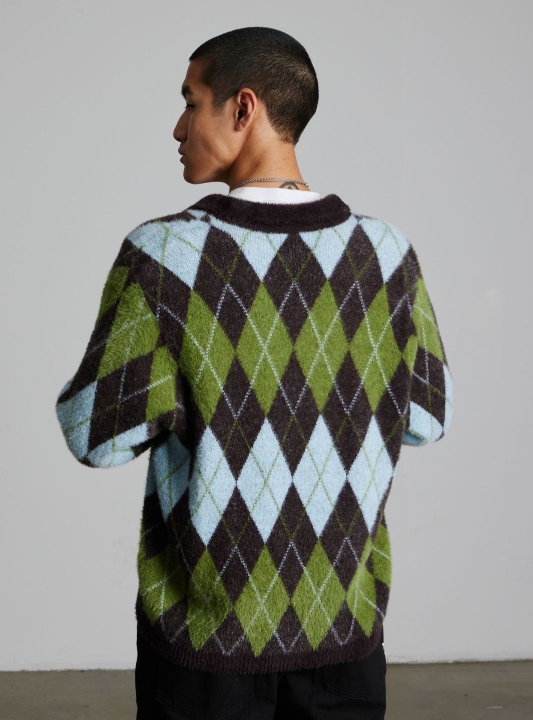 HUF Cooper Mohair Sweater Dark Brown | ResellZone
