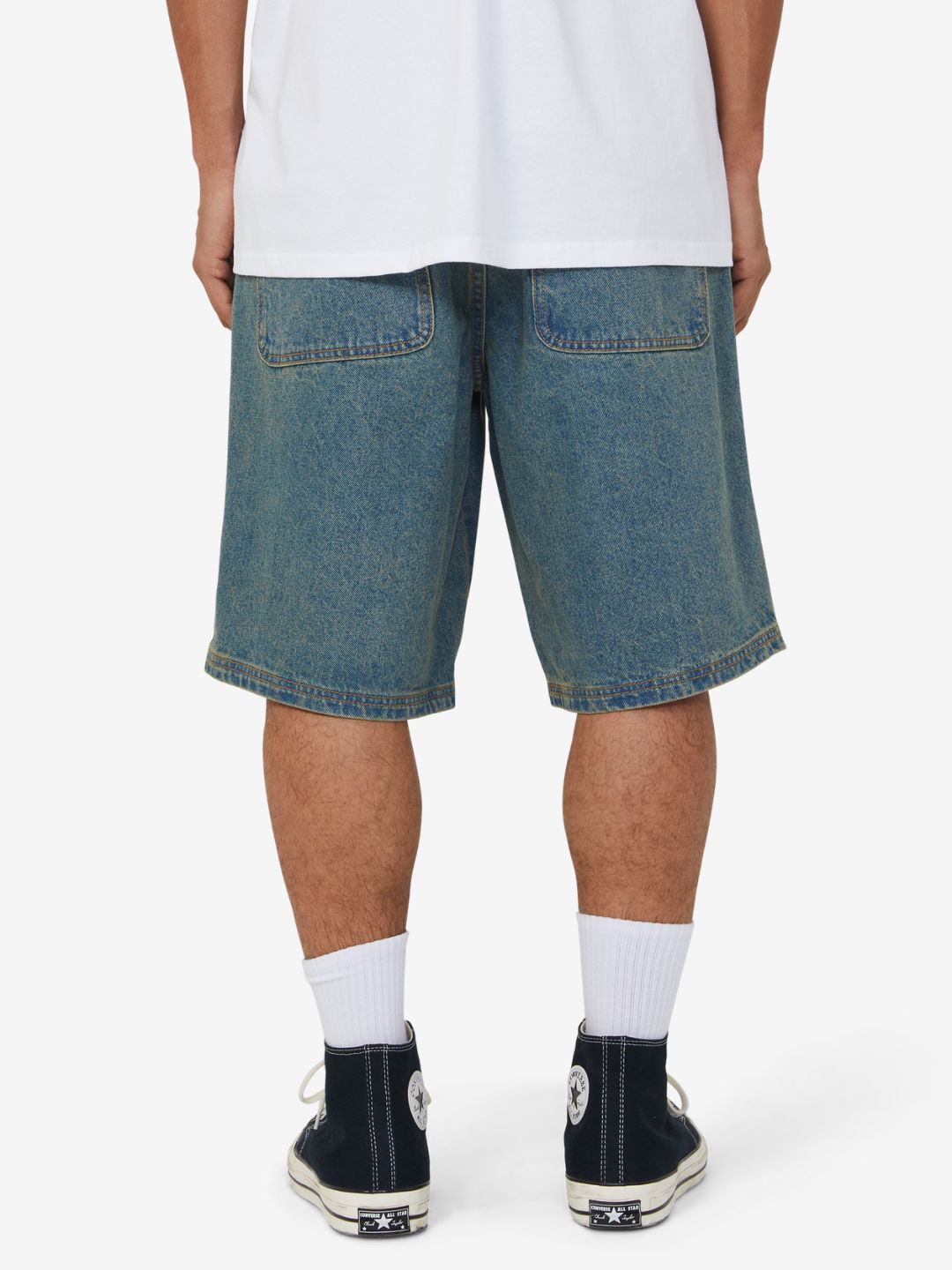 HUF Kinda Loose Double Knee Short Dirty Wash | ResellZone