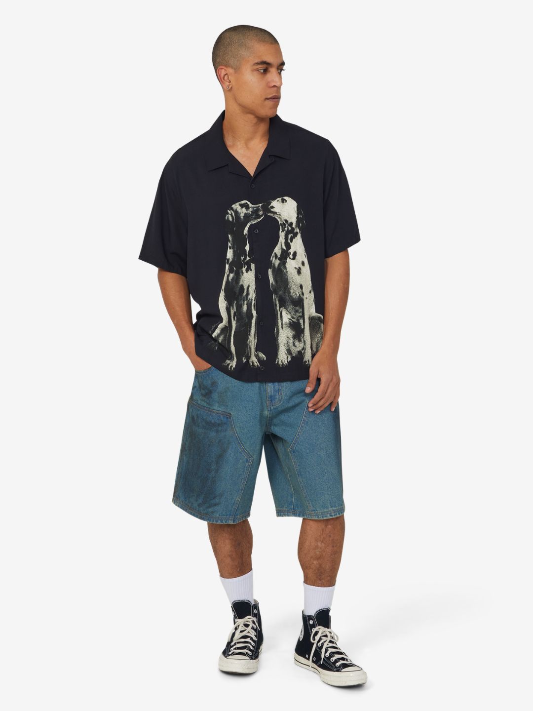 HUF Kinda Loose Double Knee Short Dirty Wash | ResellZone