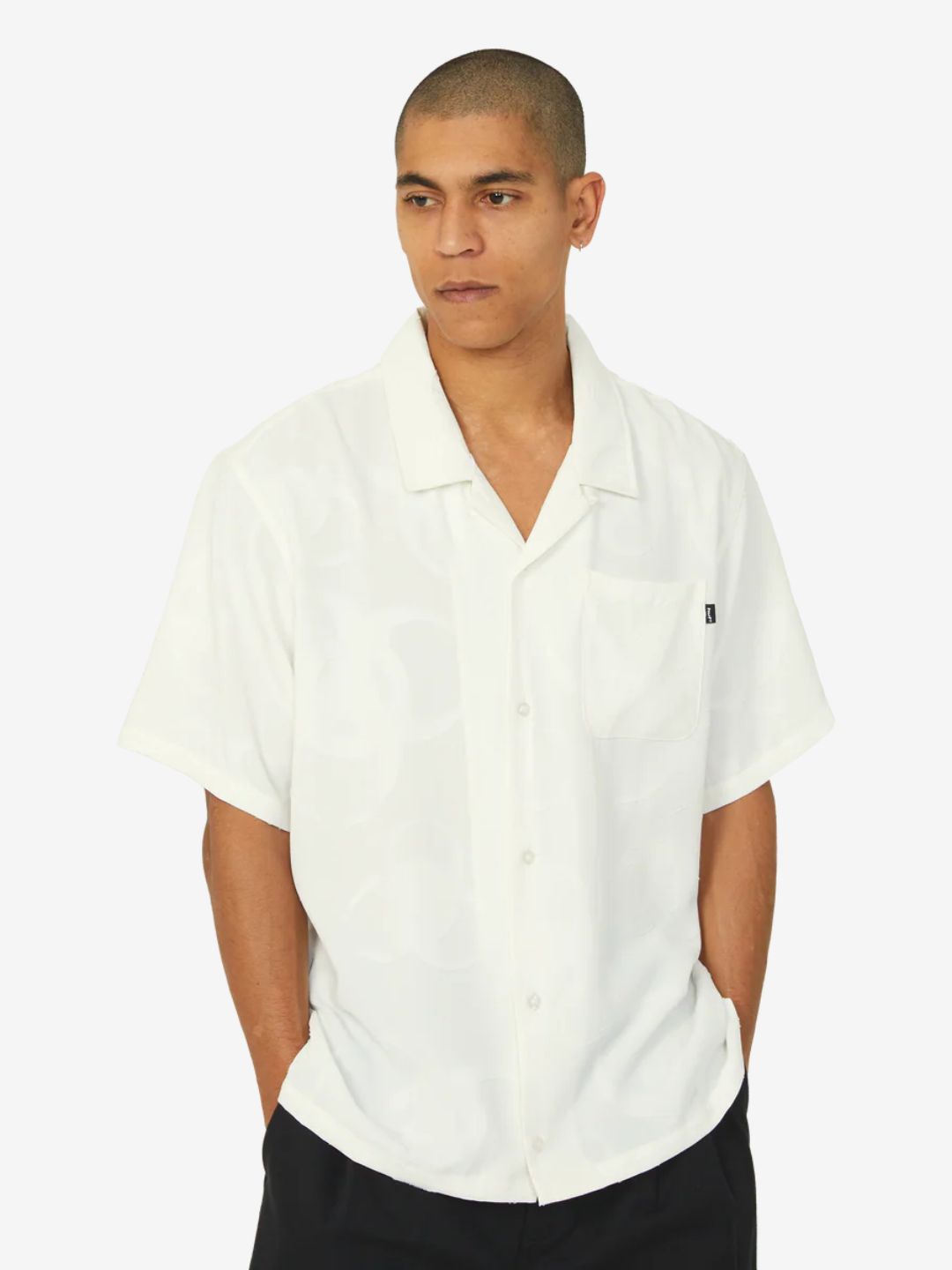 HUF Sector Jacquard Shirt Bleach | ResellZone