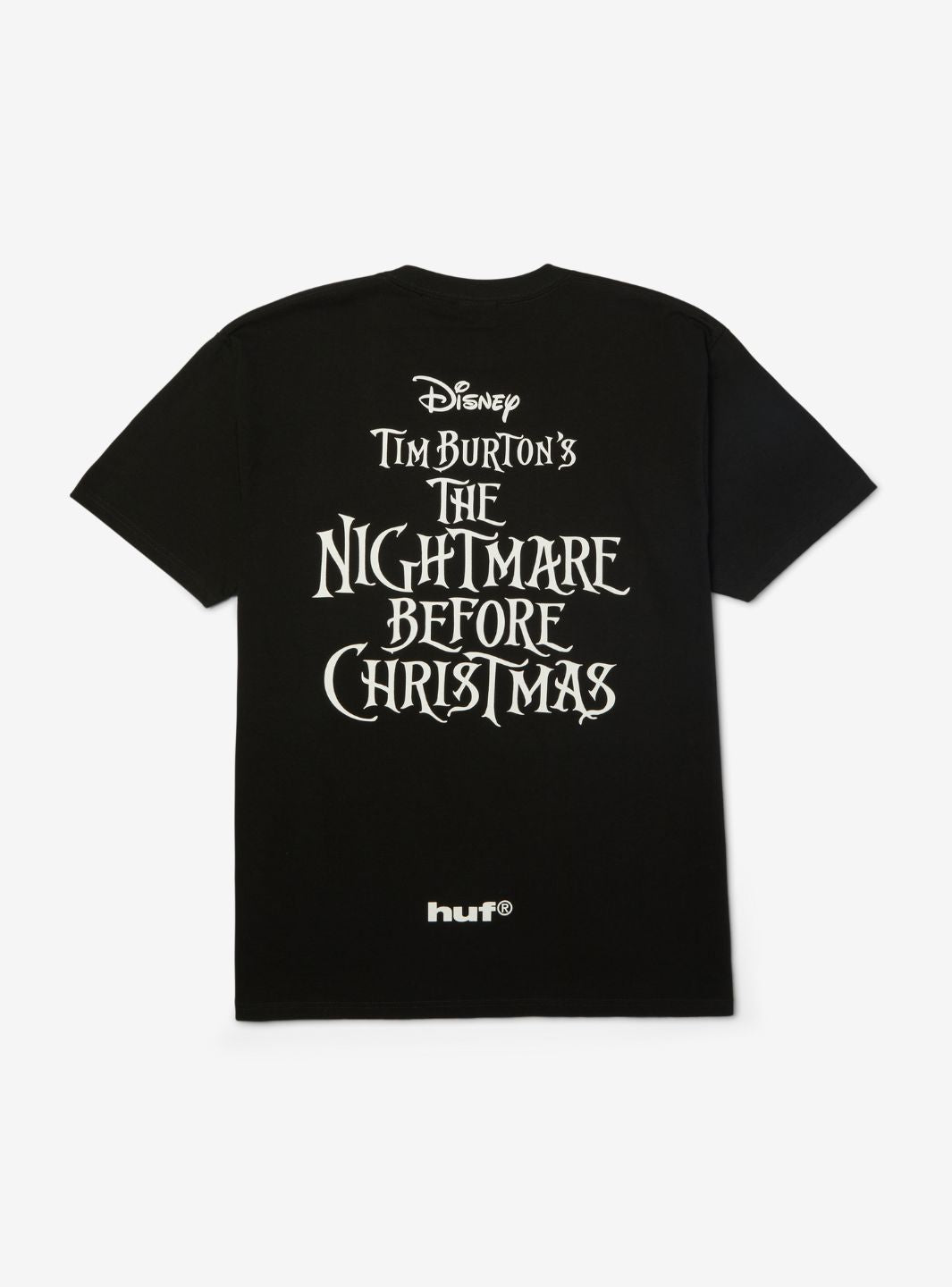 HUF x Disney Nightmare Before Christmas Spiral Hills T-Shirt Black | ResellZone