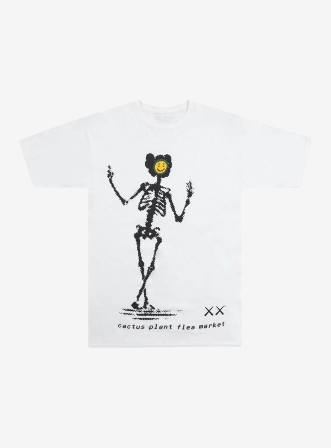 KAWS x Cactus Plant Flea Market T-Shirt White | ResellZone