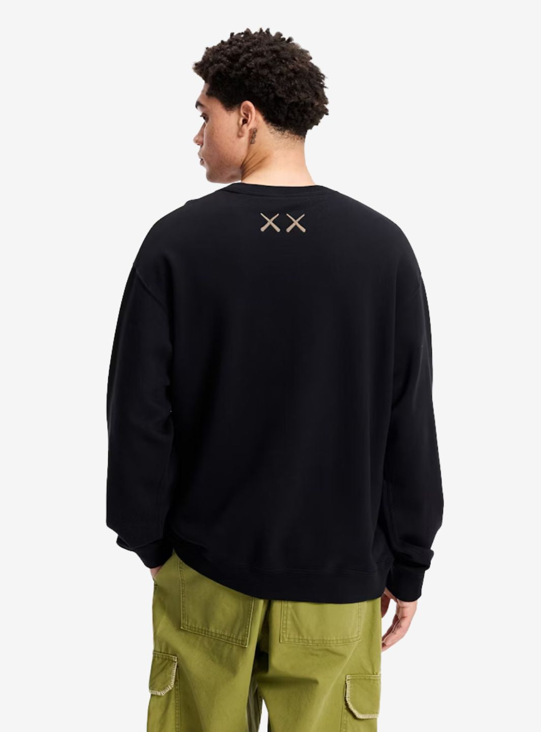 KAWS x Uniqlo Longsleeve Sweatshirt Black | ResellZone