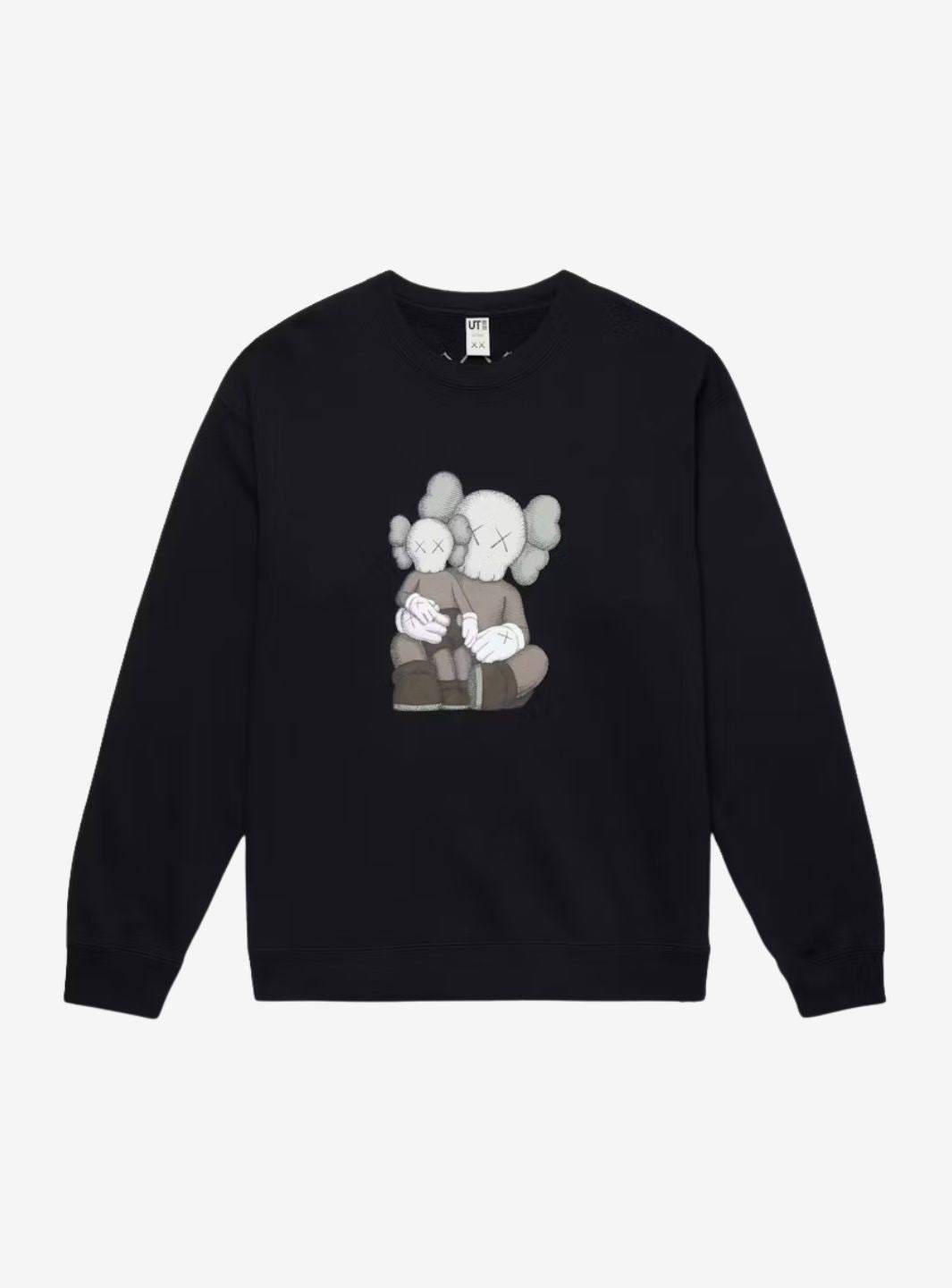 KAWS x Uniqlo Longsleeve Sweatshirt Black | ResellZone