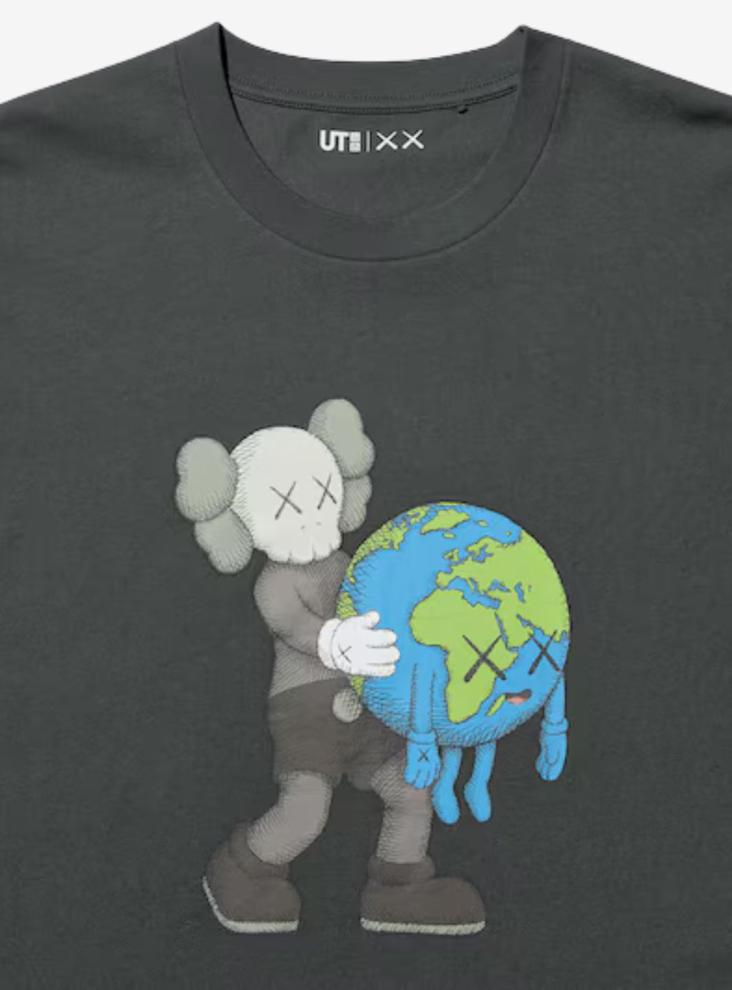 KAWS x Uniqlo Universe UT Graphic T-Shirt Gray | ResellZone