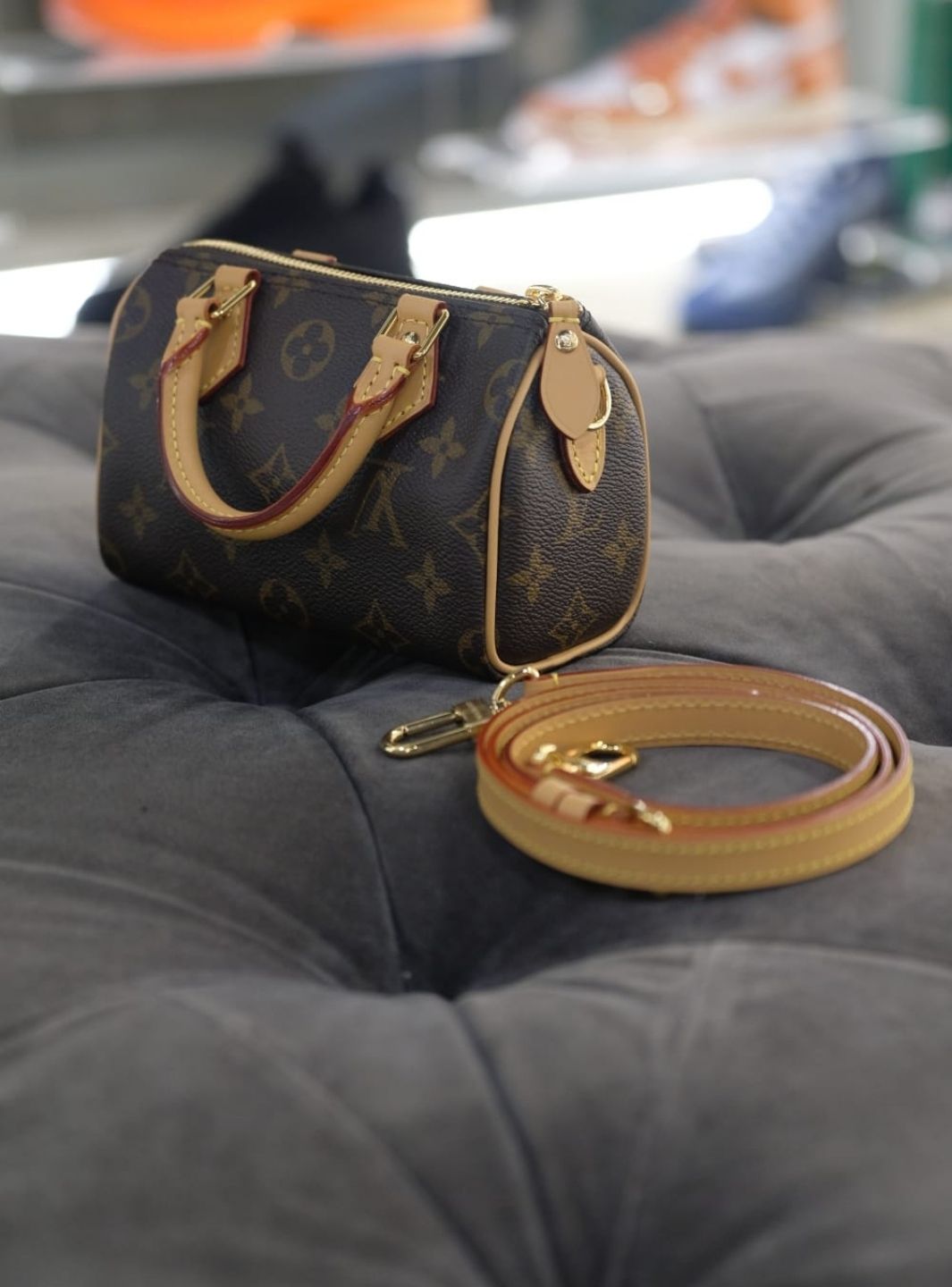 Louis Vuitton Nano Speedy Monogram Canvas Brown | ResellZone