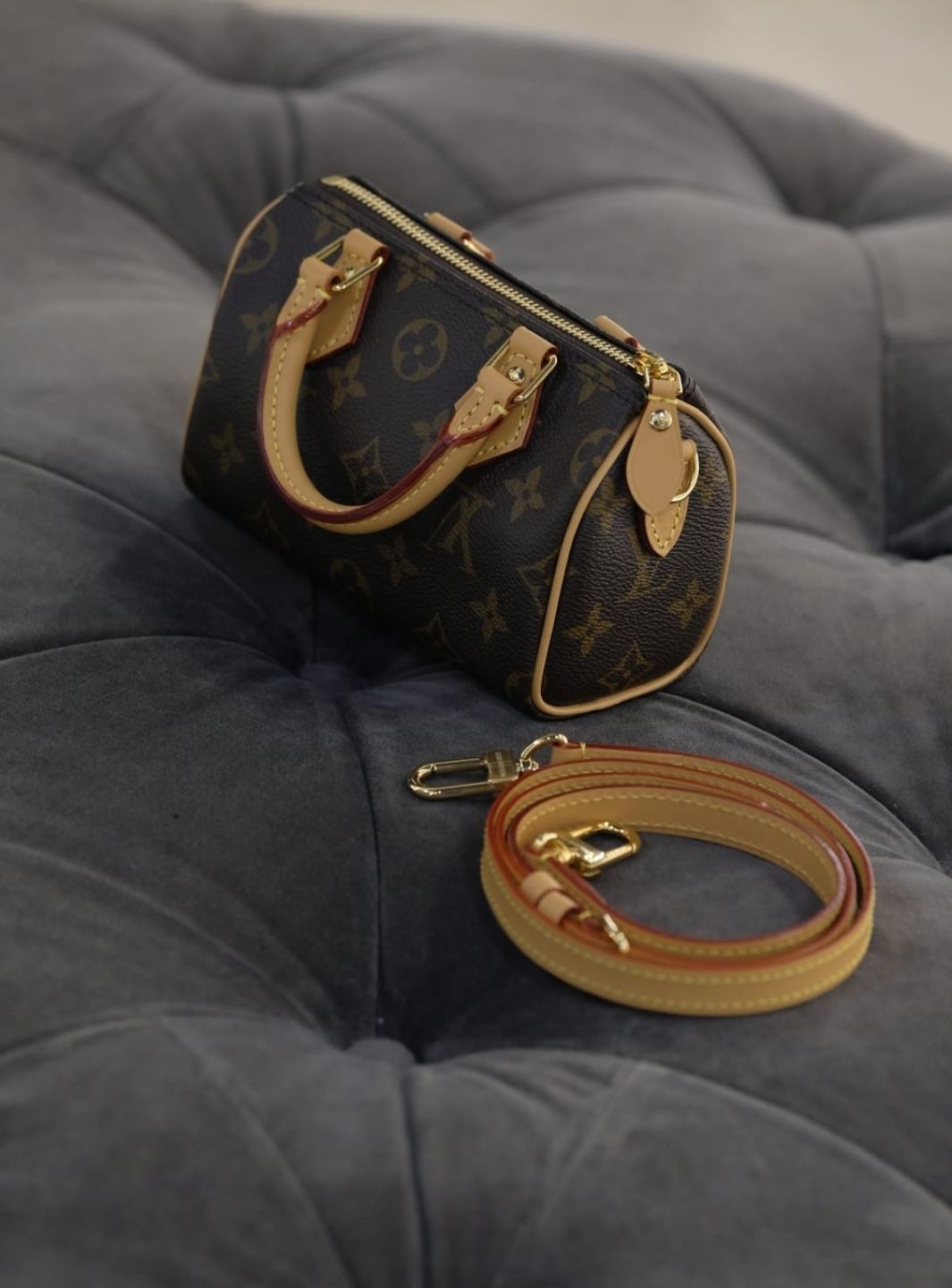 Louis Vuitton Nano Speedy Monogram Canvas Brown | ResellZone