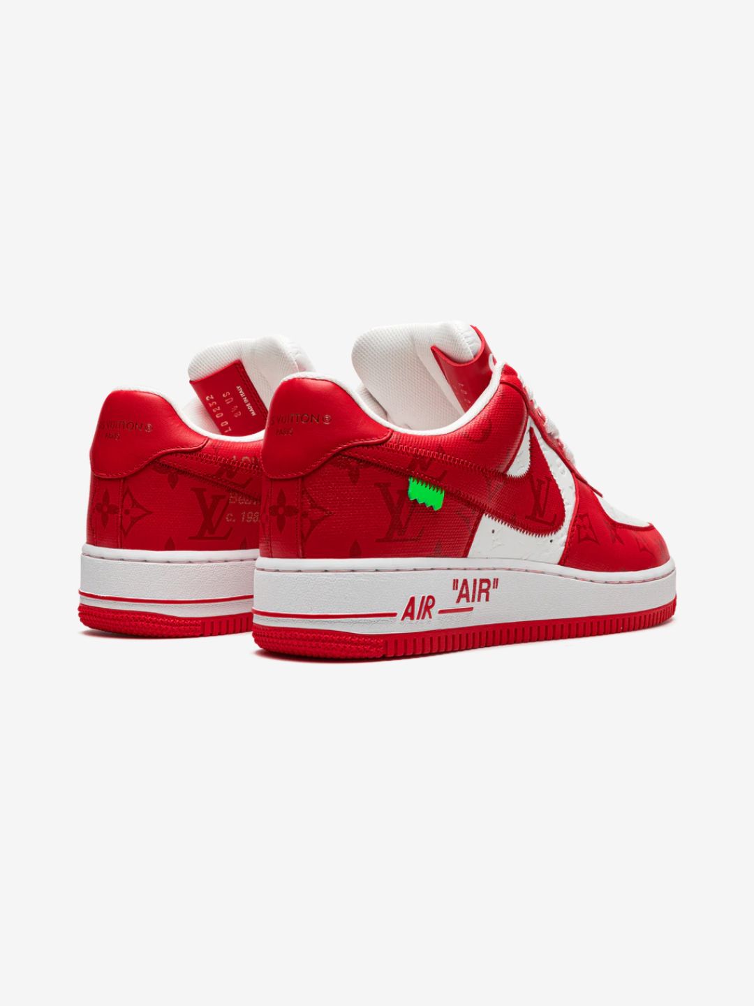Louis Vuitton Nike Air Force 1 Low By Virgil Abloh White Red | ResellZone