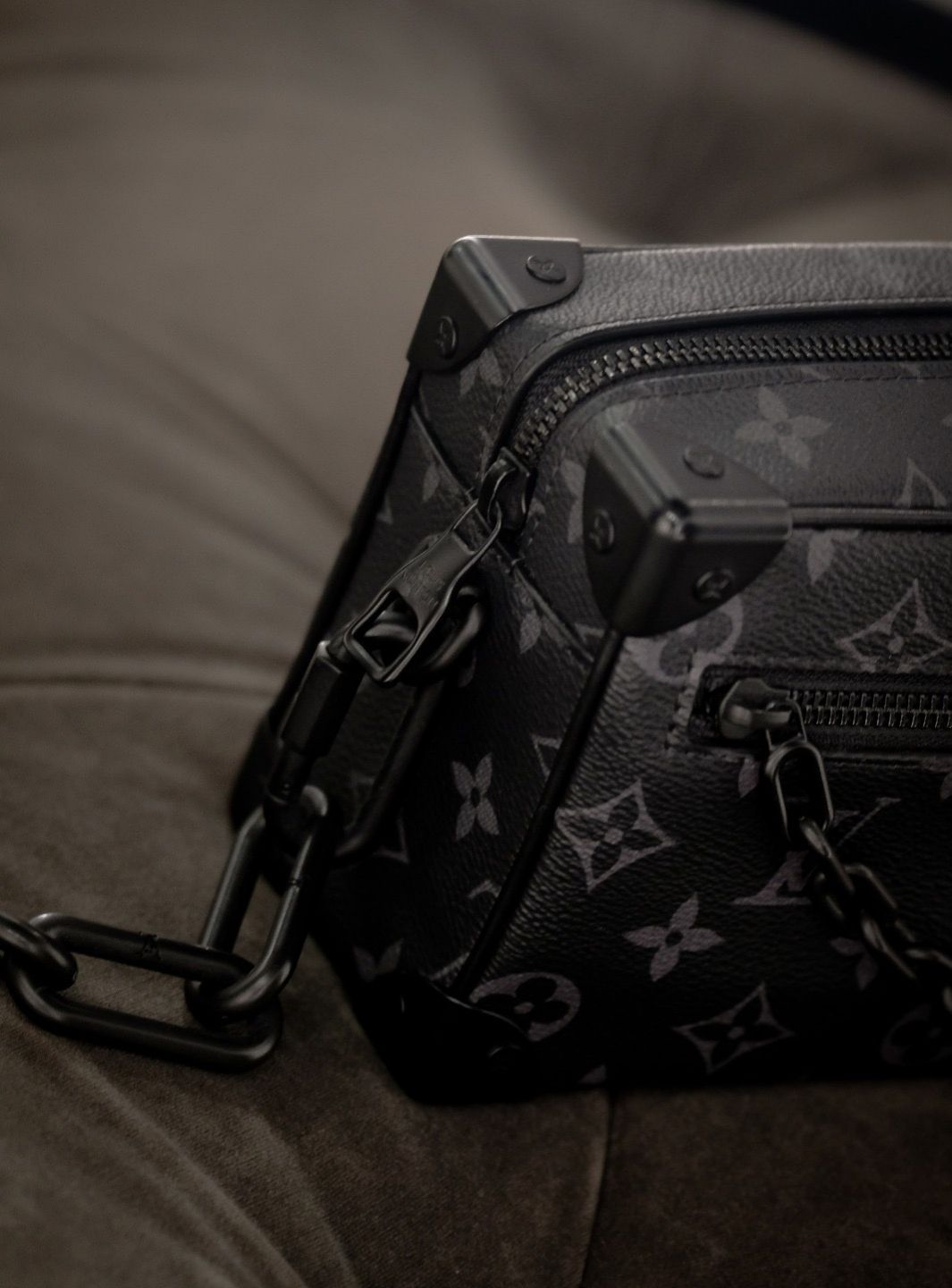 Louis Vuitton Pochette Soft Trunk Mini Monogram Eclipse | ResellZone