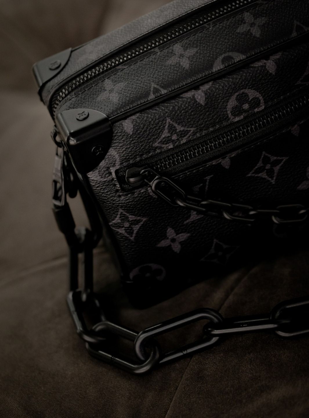 Louis Vuitton Pochette Soft Trunk Mini Monogram Eclipse | ResellZone
