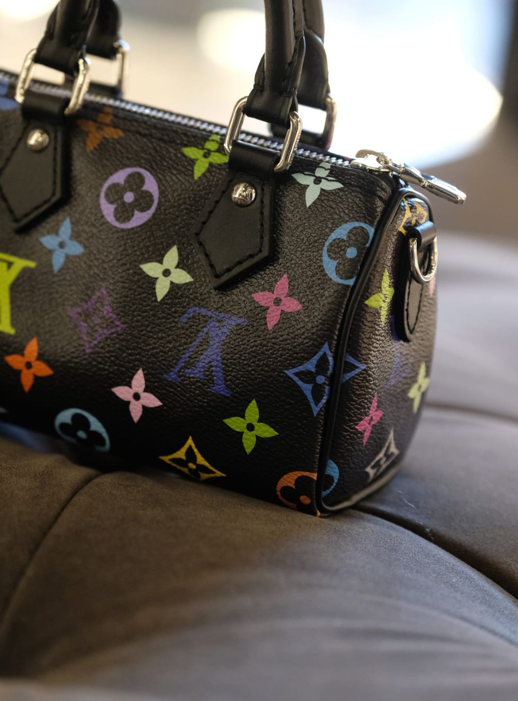 Louis Vuitton x Takashi Murakami Nano Speedy Black | ResellZone