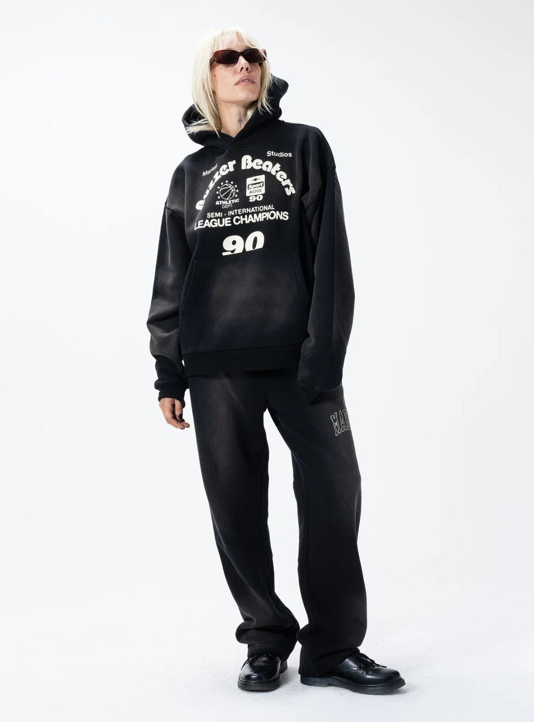 Market Studios Buzzer Beaters Hoodie Black | ResellZone
