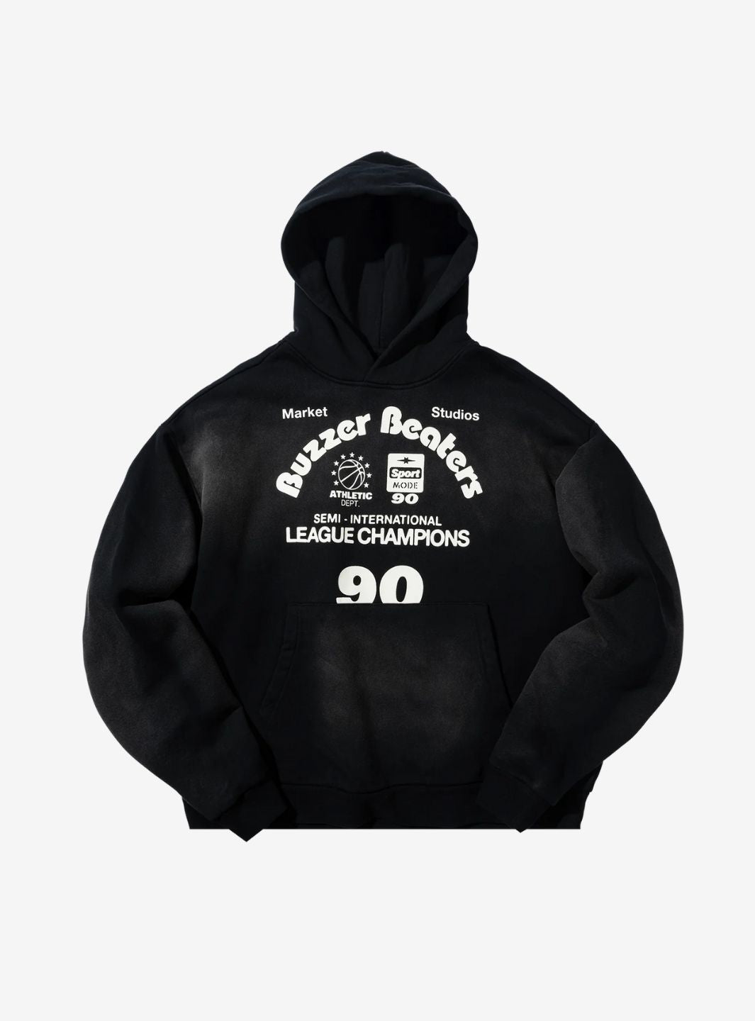 Market Studios Buzzer Beaters Hoodie Black | ResellZone