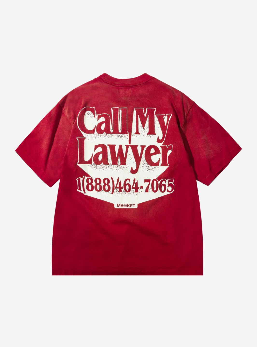 Market Studios Call My Lawyer 3D T-Shirt Candy Red | ResellZone