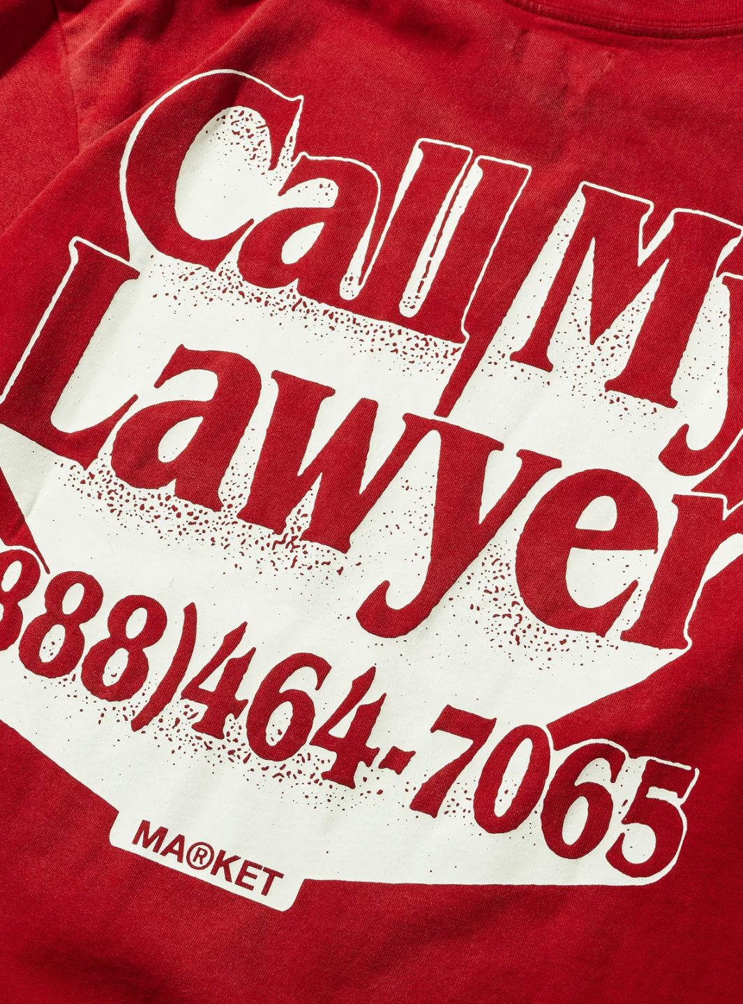 Market Studios Call My Lawyer 3D T-Shirt Candy Red | ResellZone