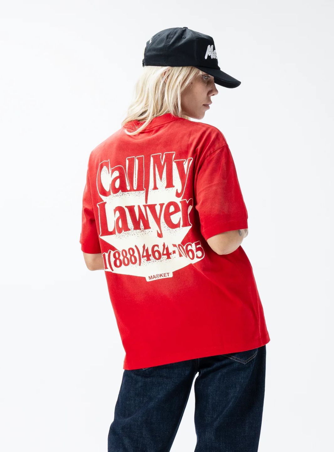 Market Studios Call My Lawyer 3D T-Shirt Candy Red | ResellZone