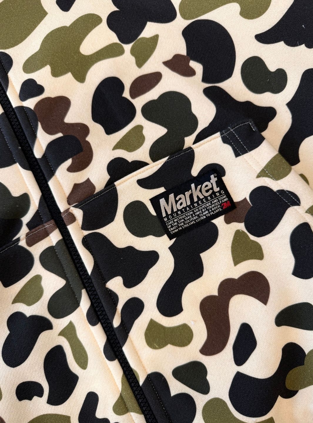 Market Studios Camo Zip Hoodie | ResellZone
