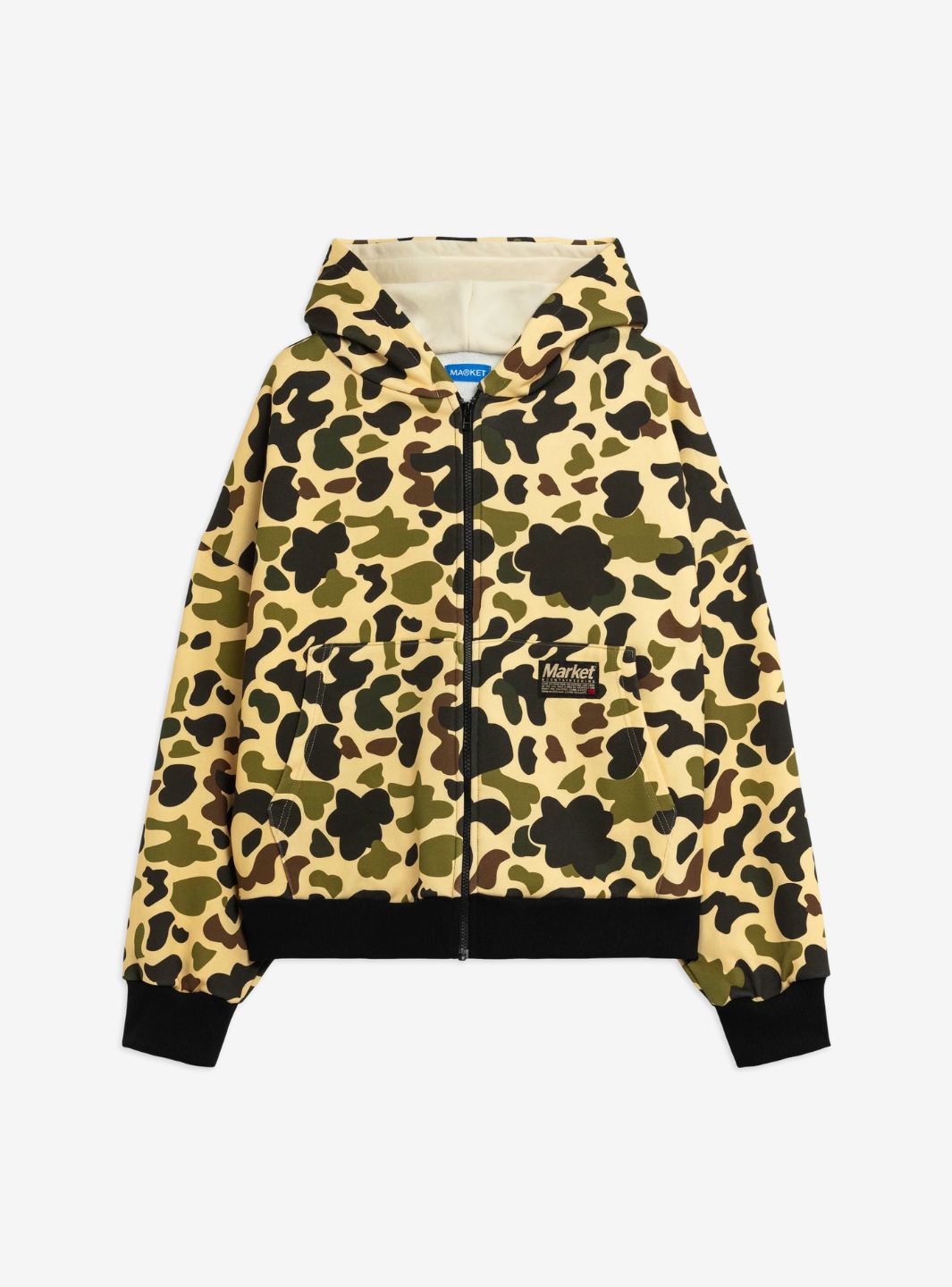 Market Studios Camo Zip Hoodie | ResellZone