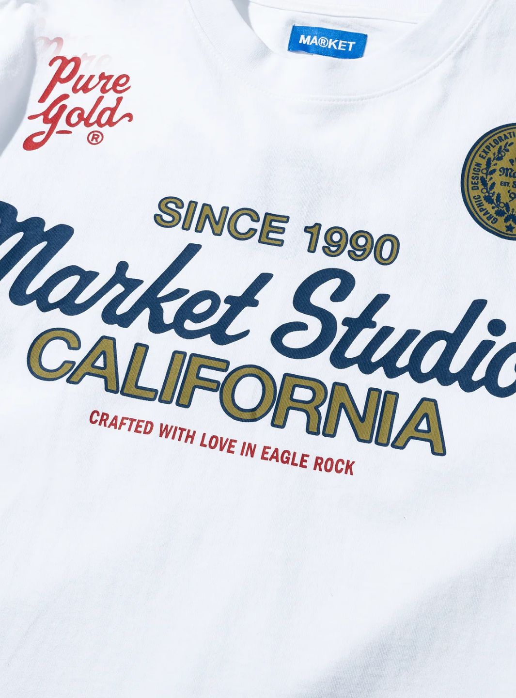 Market Studios Pure Gold T-Shirt White | ResellZone