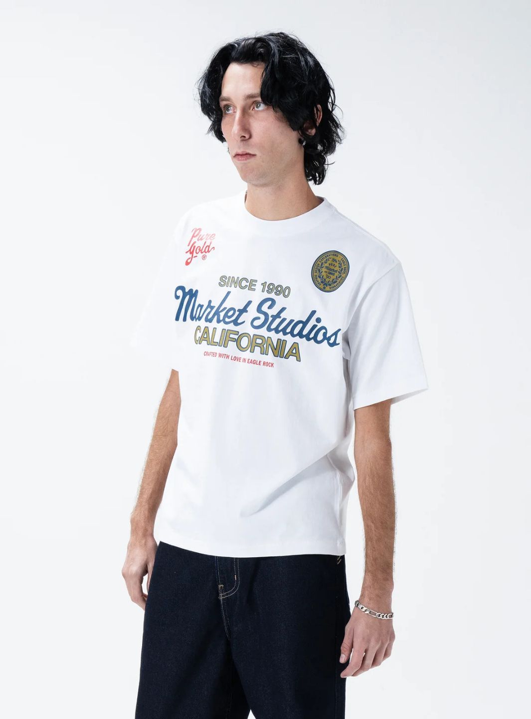 Market Studios Pure Gold T-Shirt White | ResellZone