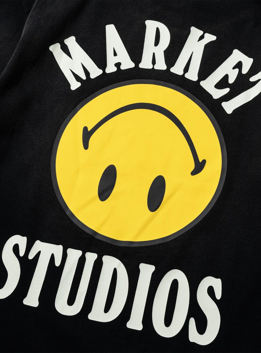 Market Studios Smiley Lockup T-Shirt Jet Black | ResellZone