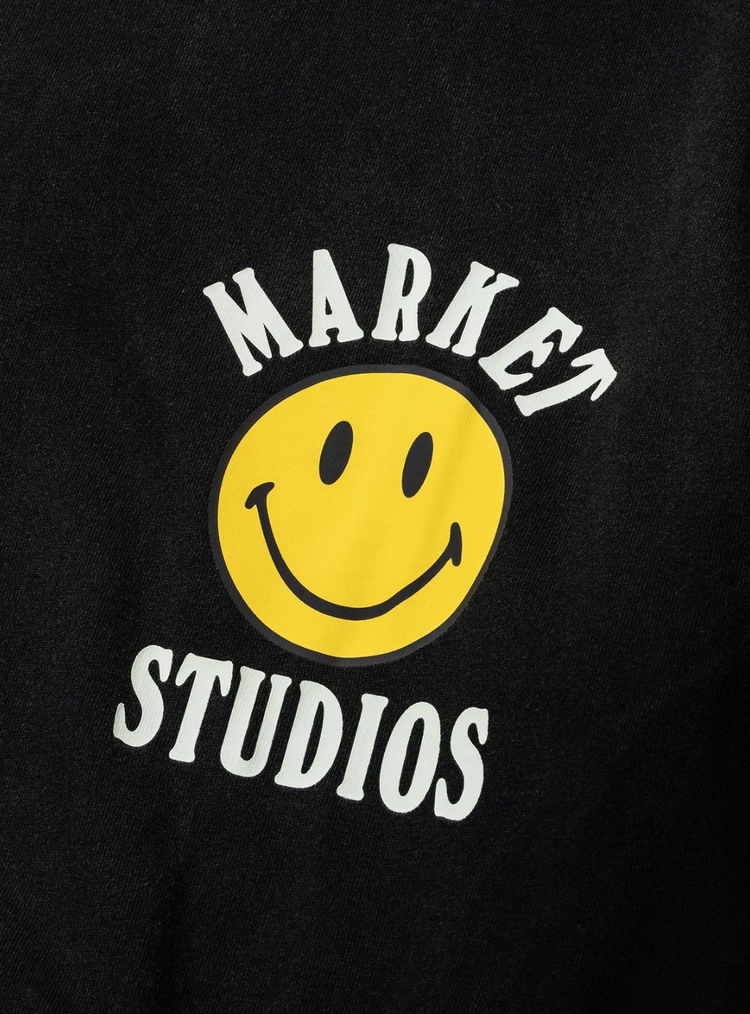 Market Studios Smiley Lockup T-Shirt Jet Black | ResellZone