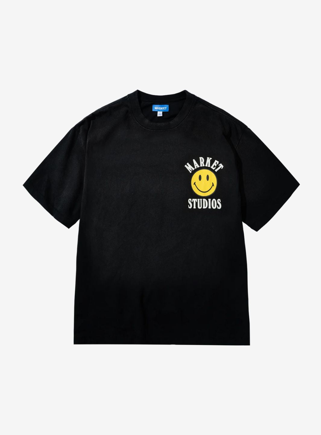 Market Studios Smiley Lockup T-Shirt Jet Black | ResellZone