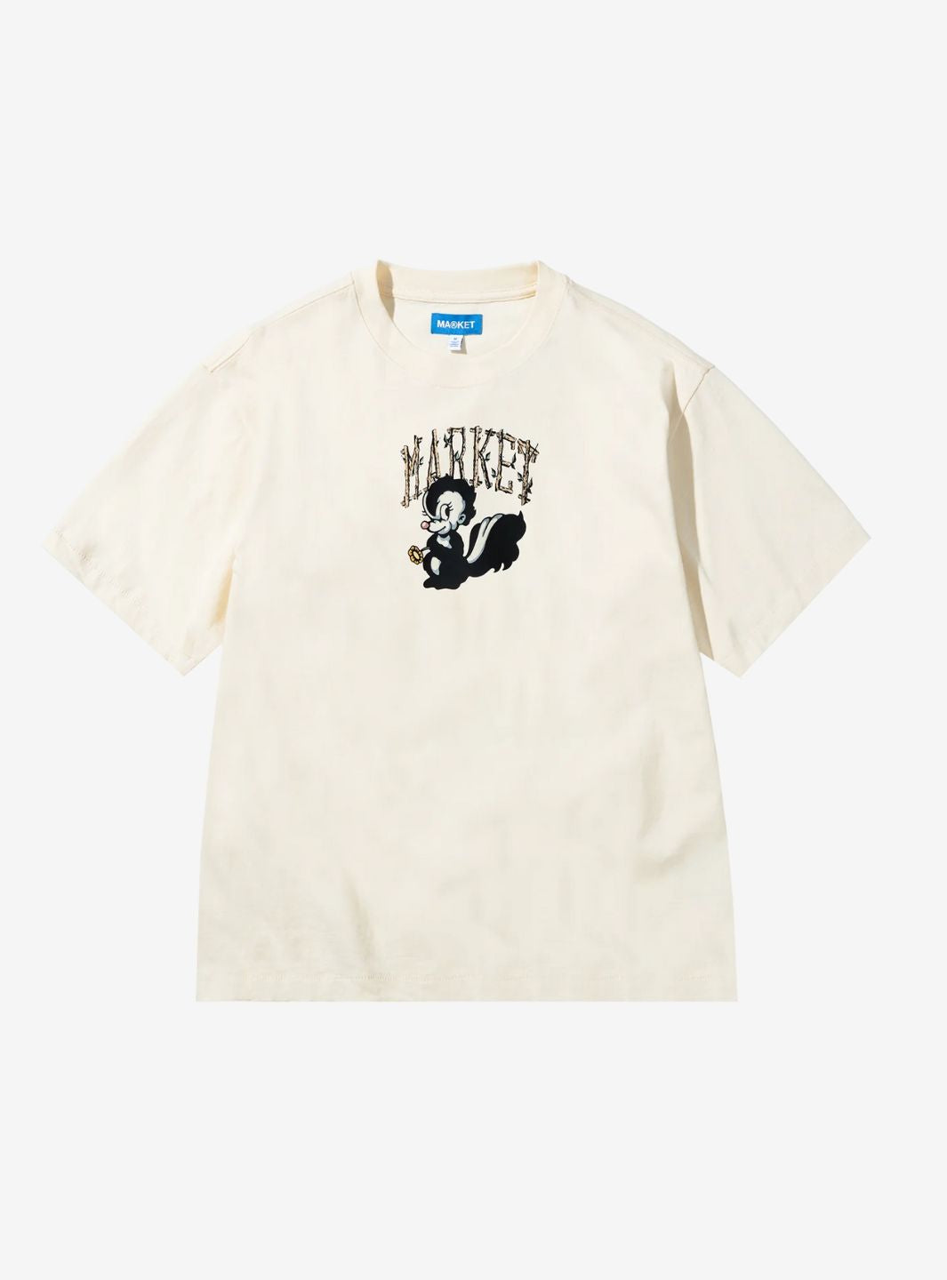 Market Studios Smiley Quiet Cabin T-Shirt Cream | ResellZone
