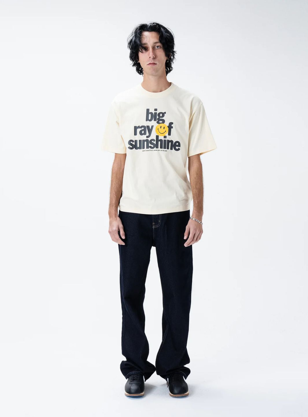 Market Studios Smiley Sunshine T-Shirt Cream | ResellZone