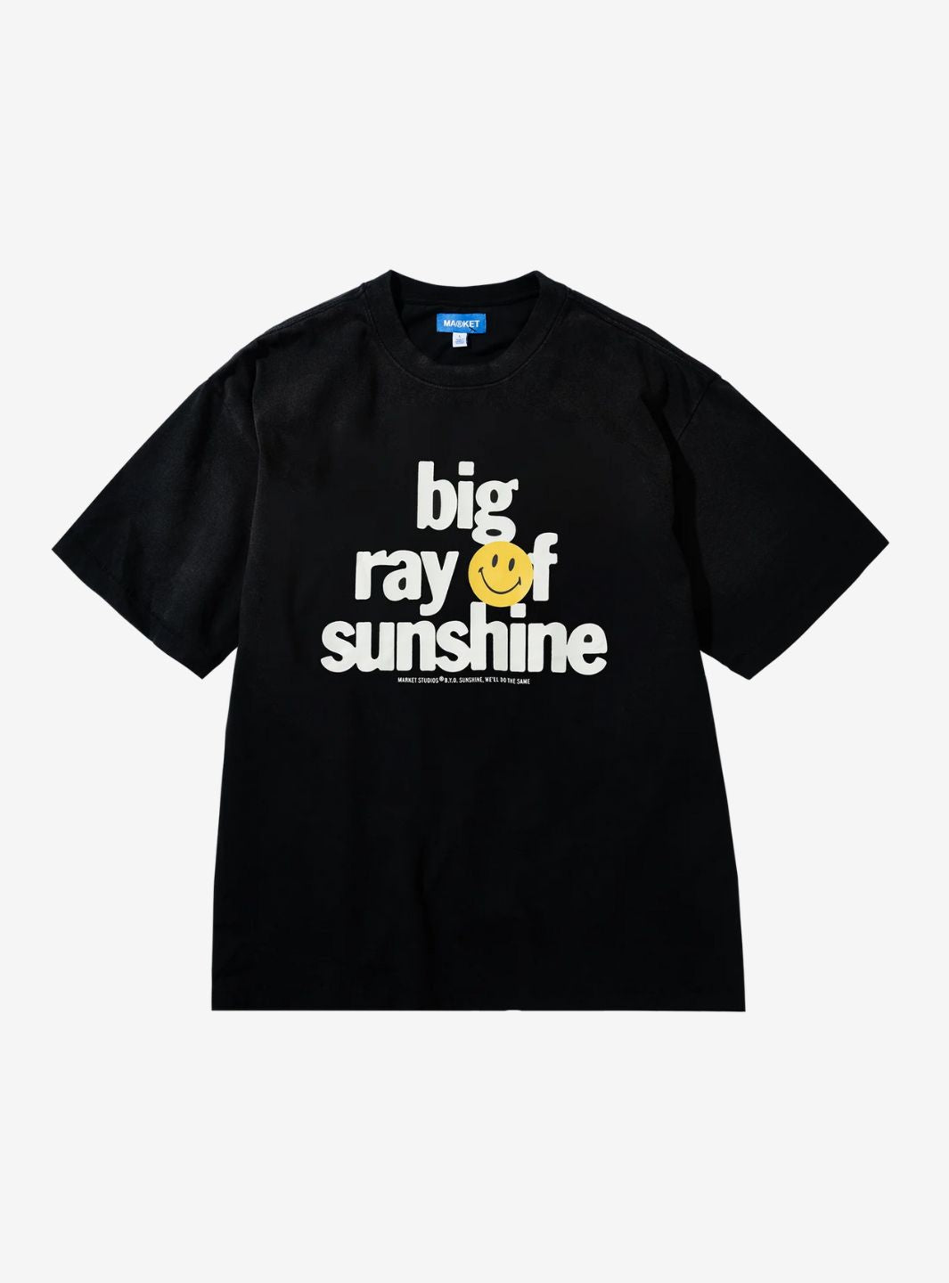 Market Studios Smiley Sunshine T-Shirt Jet Black | ResellZone
