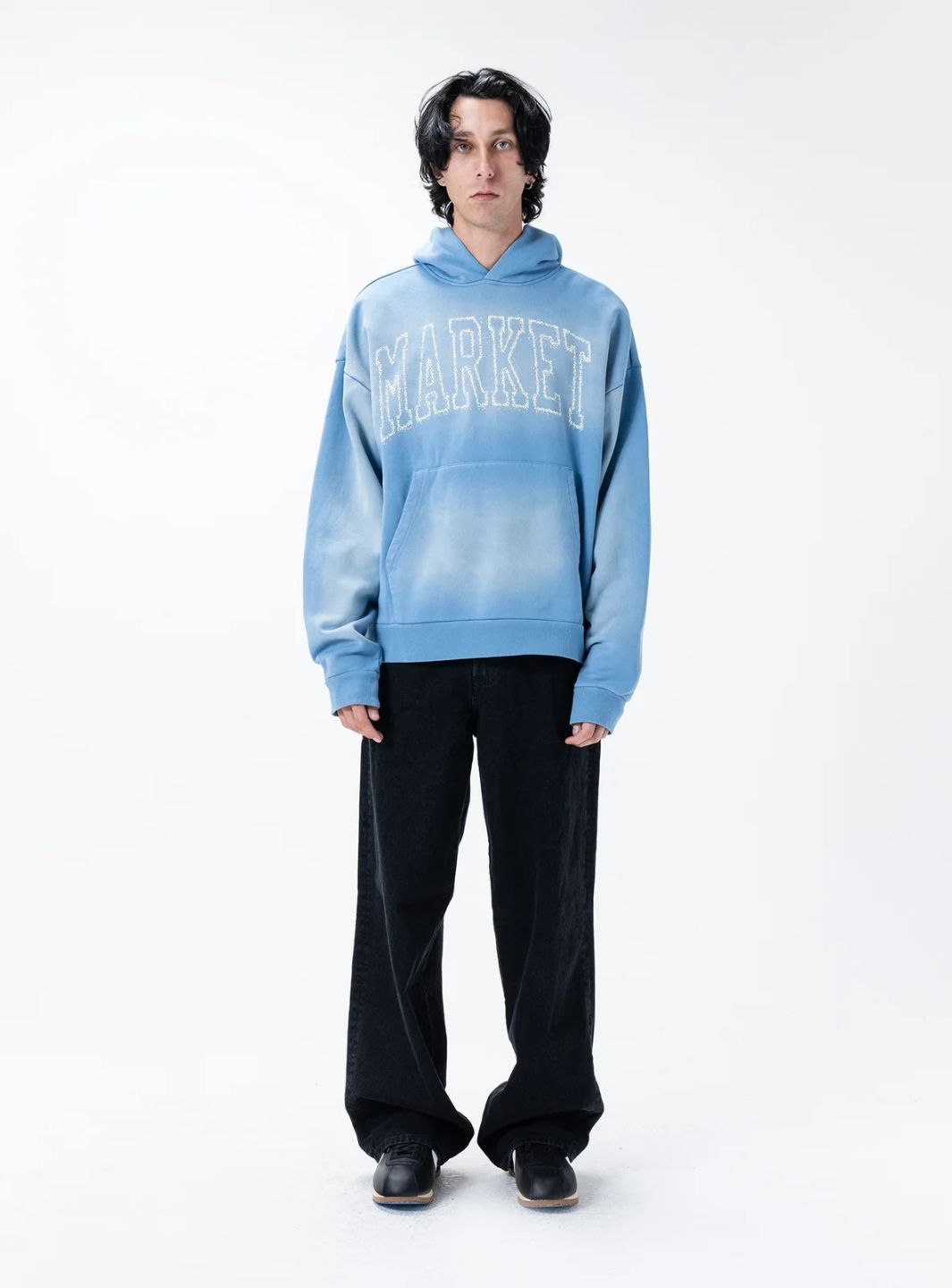 Market Studios Static Arc Hoodie Sky Blue | ResellZone