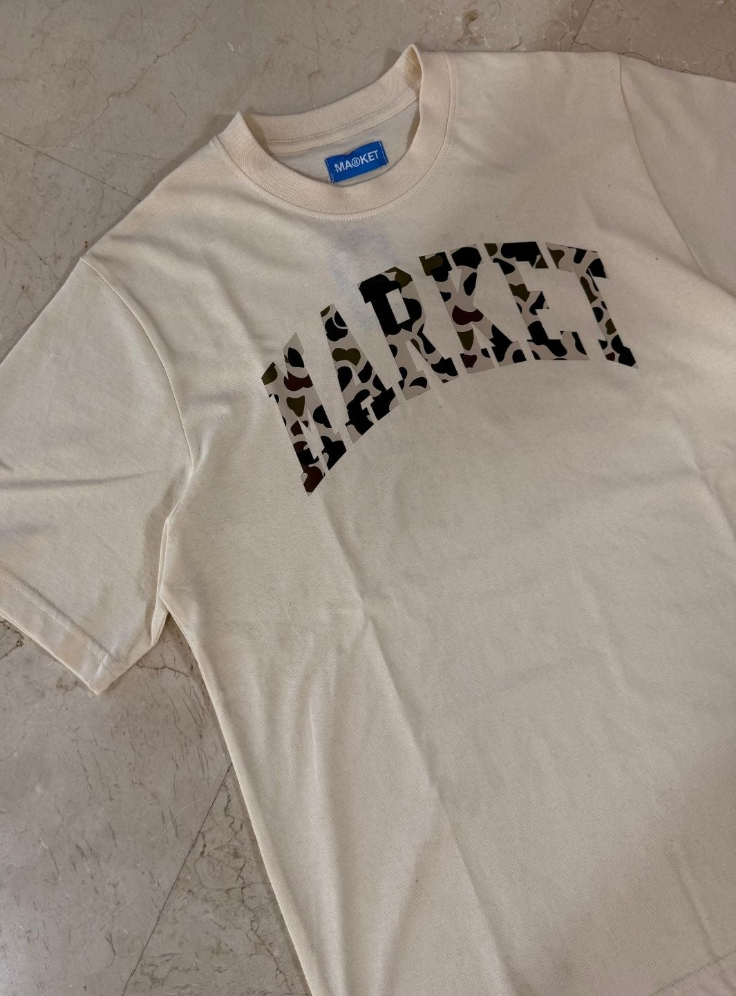 Market Studios T-Shirt Cream Camo | ResellZone