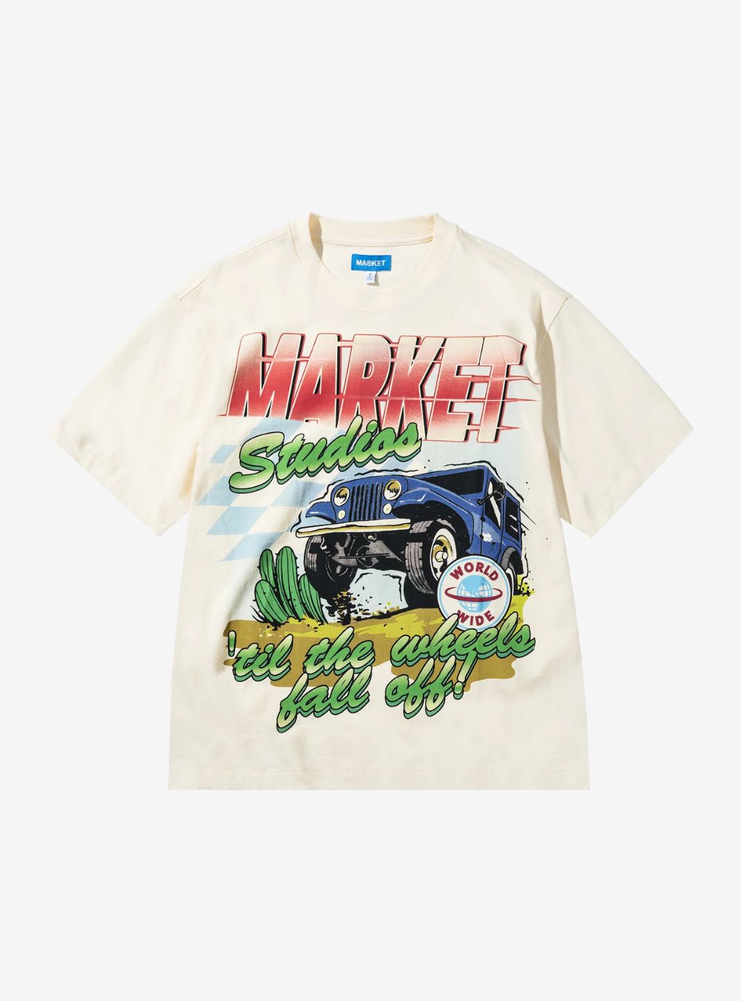 Market Studios Wheels Off T-Shirt | ResellZone
